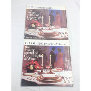 Various Artists - The Luxury Sound of Candlelight & Wine‎ 2 record set